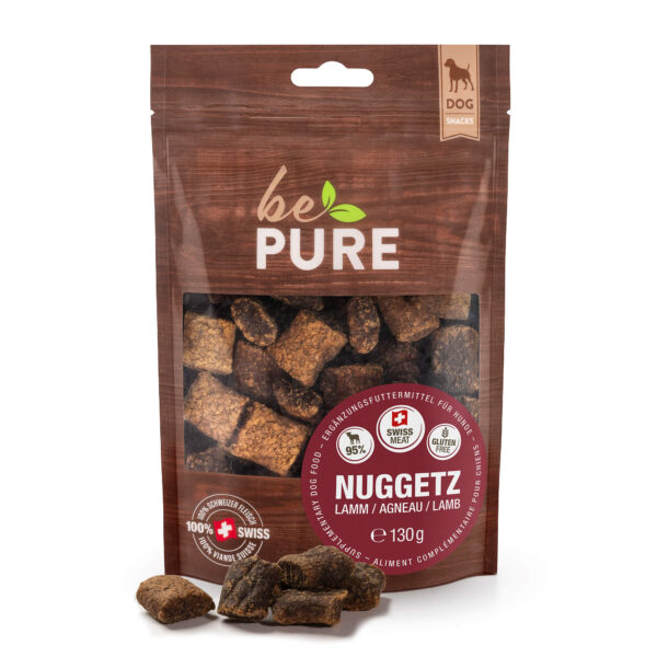 bePure Nuggetz mit Lamm für Hunde