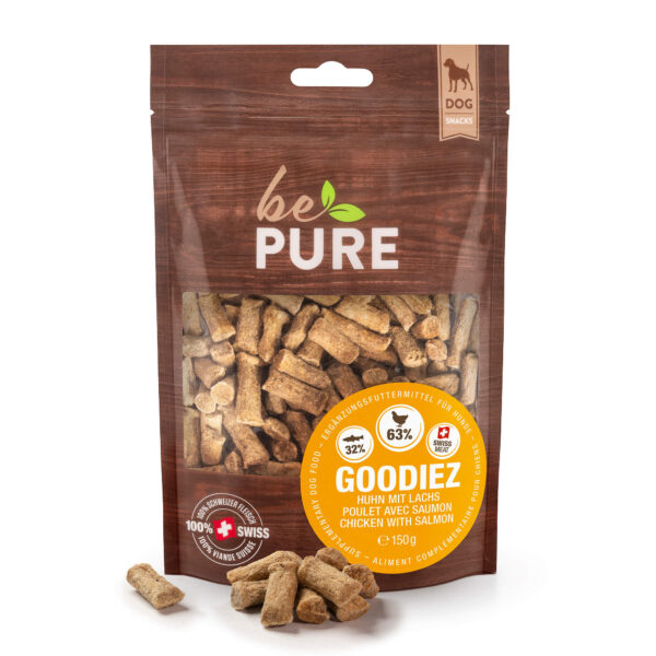 bePure Goodiez mit Huhn und Lachs für Hunde