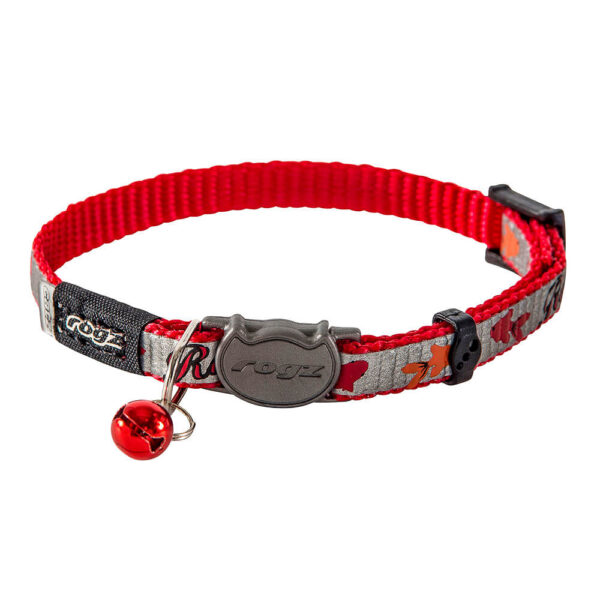 rogz Reflectocat Halsband für Katzen in rot