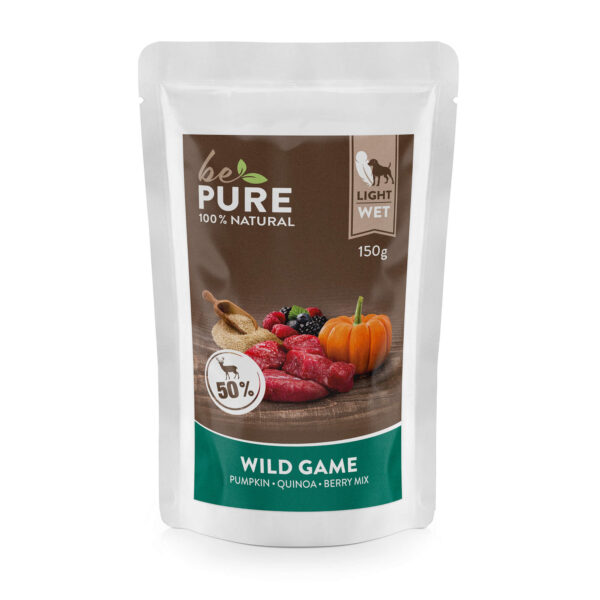 bePure Wild Game mit Wild, Gemüse, Früchte und Quinoa Nassfutter für Hunde