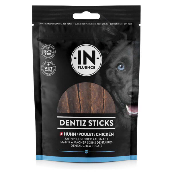 IN-FLUENCE Dentiz Sticks mit Huhn für Hunde