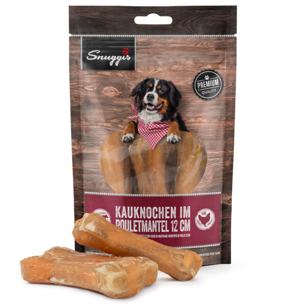 Snuggis Kauknochen im Pouletmantel 12cm für Hunde